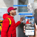 Lenovo 4K WiFi Surveillance Camera Outdoor Dual Lens PTZ IP