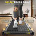 Adjustable Incline Walking Pad With Handle Non Slip Grip 500 Lb