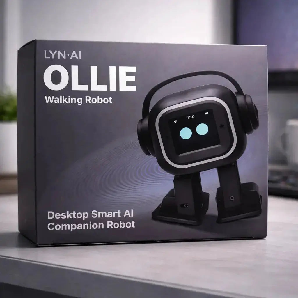 AI Dancing Robot With Emoji Display And Voice Control For Kids And Adults
