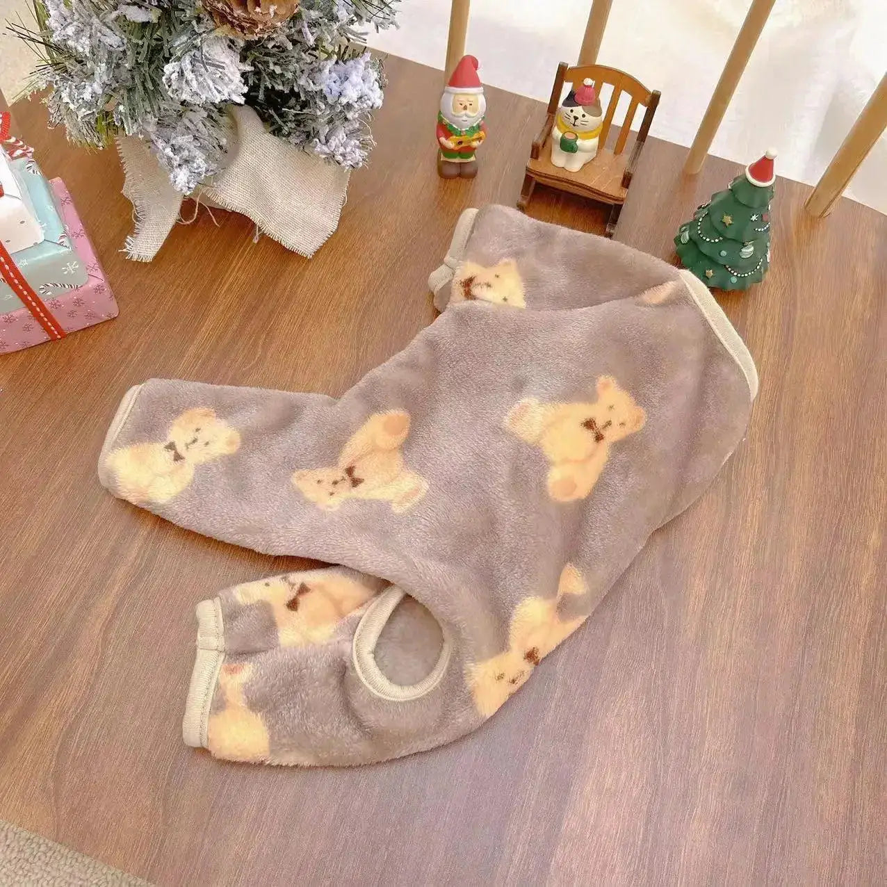 Pet Plush Jumpsuit Sweet Velvet Dog Pajamas For Pets
