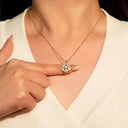 Dainty Gold Moissanite Necklace