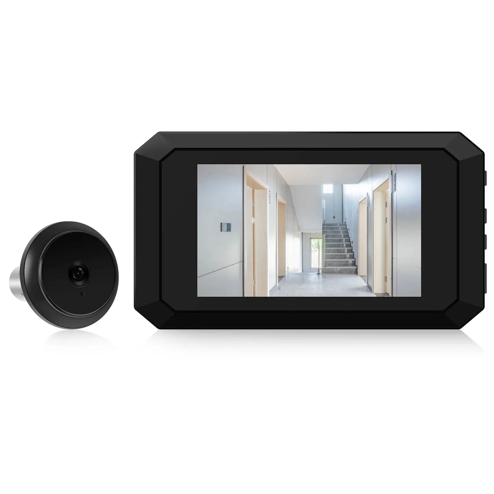 3.97'' LCD Digital Peephole Camera for Apartment Door 1080P 120 Degree Color Infrared Camera Door Monitor Type-C Rechargeable