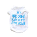 Stylish Dog Vest Shirt for Small Breeds Trendy Clothing