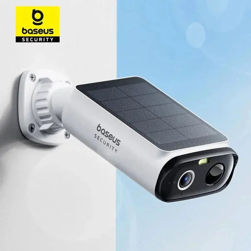 Baseus S1 Lite Solar Security Camera - 2K Wireless Outdoor With 135 Degree FOV - stepyours.com