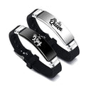 Couple Bracelets Set - Adjustable Stainless Steel