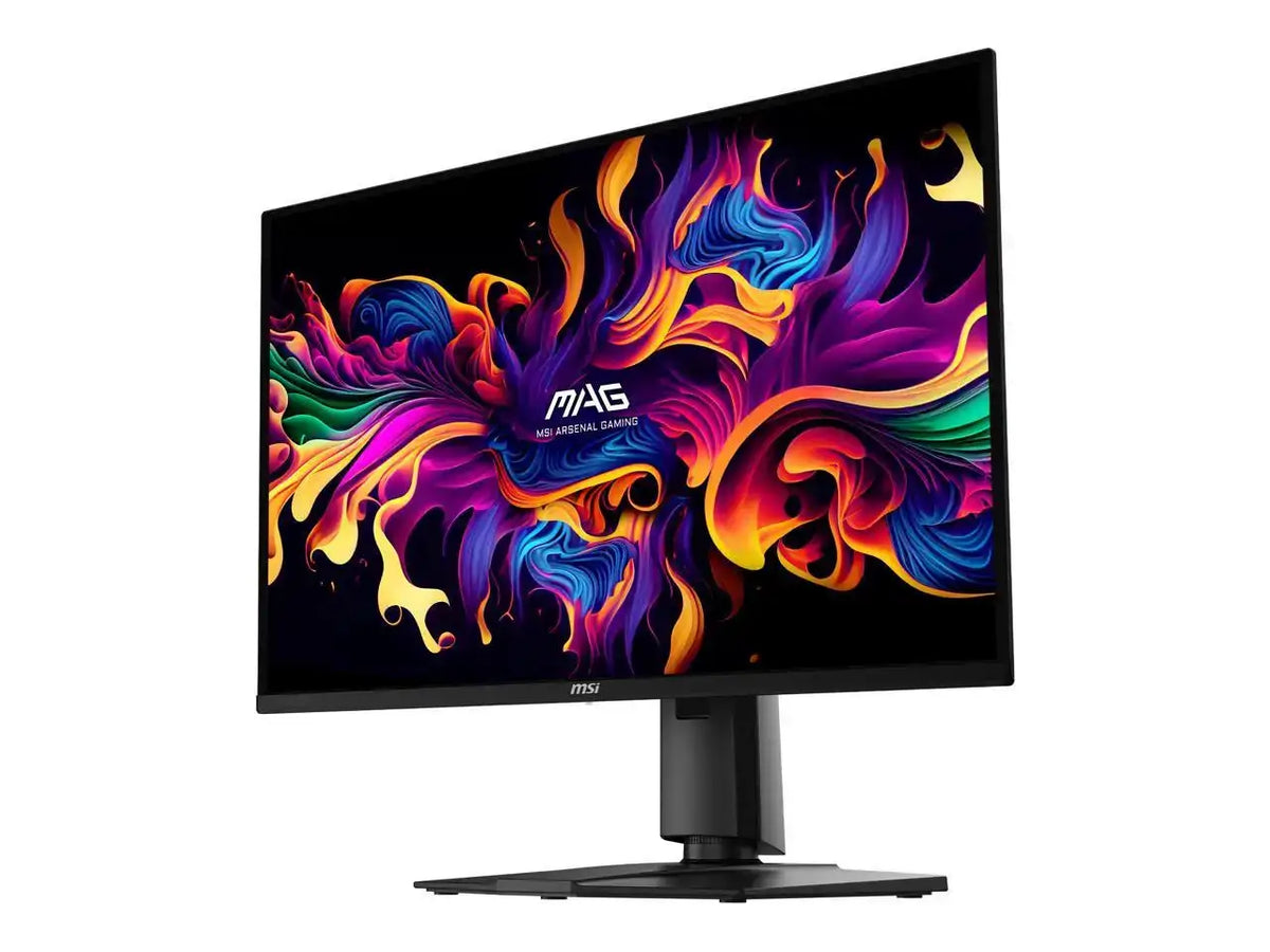 MSI 27 inch QHD 2K 1440P 240Hz AMD FreeSync Premium Pro & G-Sync Compatible 0.03ms OLED Gaming Computer Monitor with Height Adjustable, Pivot, Swivel & Tilt stand MAG 274QP QD-OLED X24