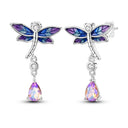 Sterling Silver Chameleon Dragonfly Butterfly