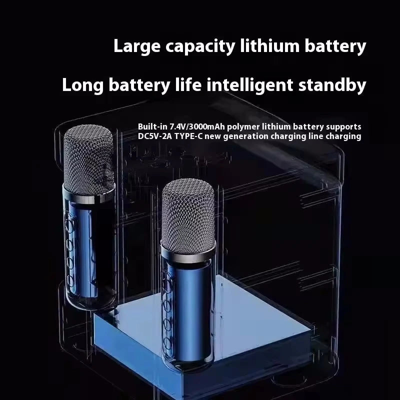 Karaoke Portable Wireless Bluetooth Speaker