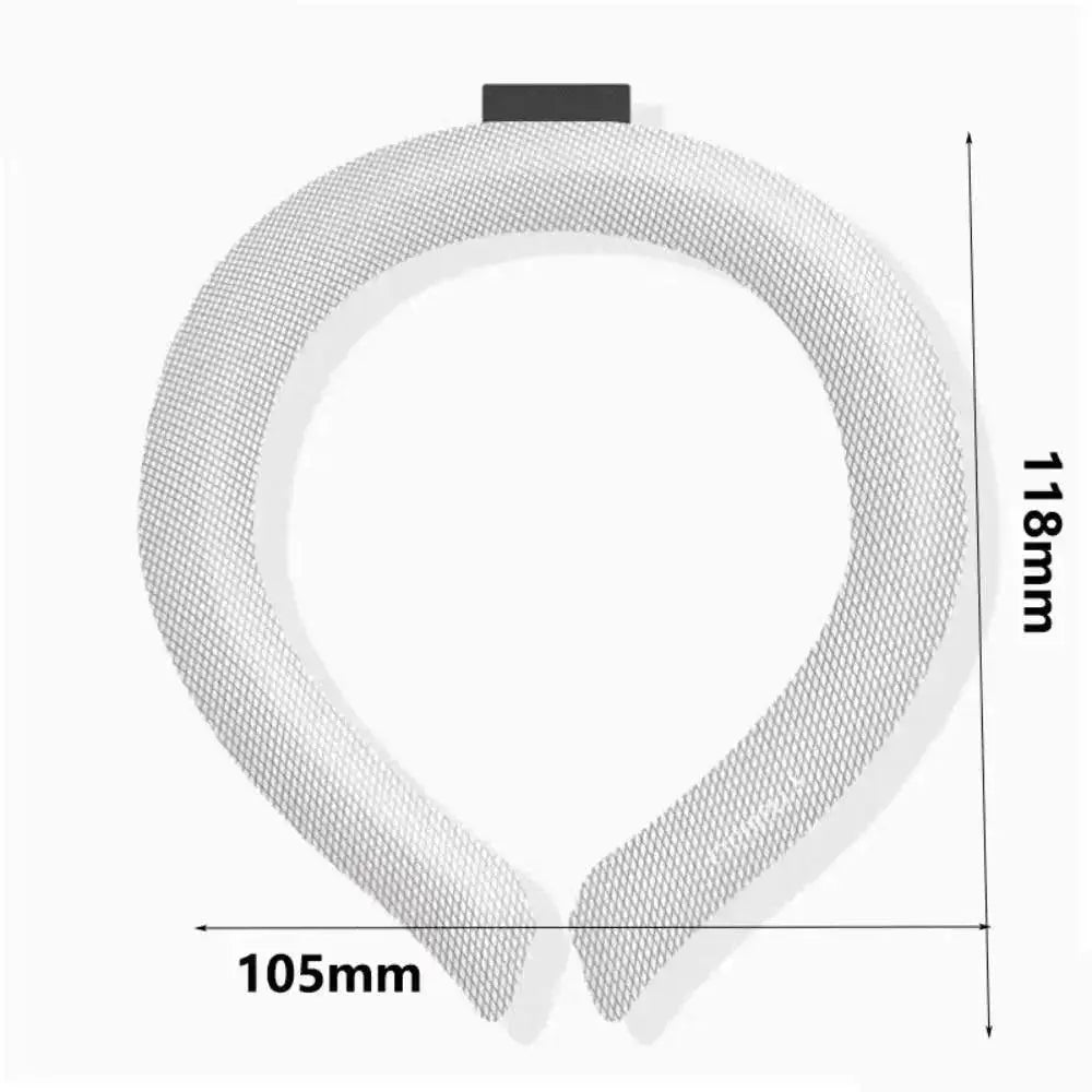 Reusable Cooling Neck Wrap Ring Ice Pack Tube Freeze