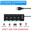7 Port Usb Hub - Swift Data Connection For Pcs