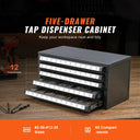 Steel Drill Bit Organizer Cabinet