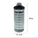 2L Water Bottle for Fitness Hydrates