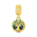 Charm Beads Sterling Silver Golden