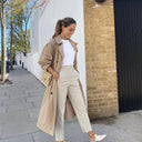 High Waist Slim Fit Cropped Pants Stylish All-Season Wear