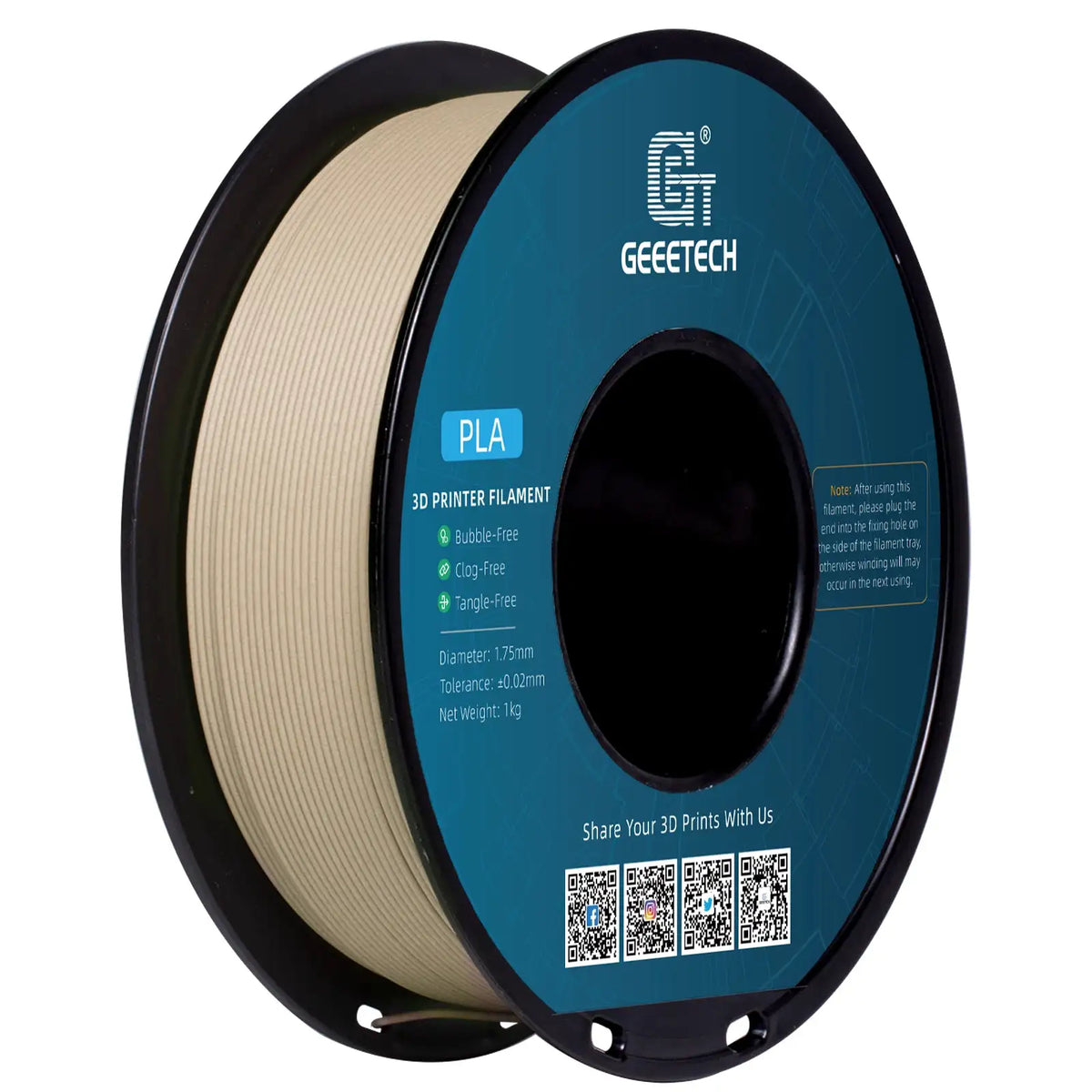 Geeetech Wood PLA - Strong Adhesion — product view 2