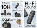 BOYA WM3T2 Lavalier for Cameras Audio