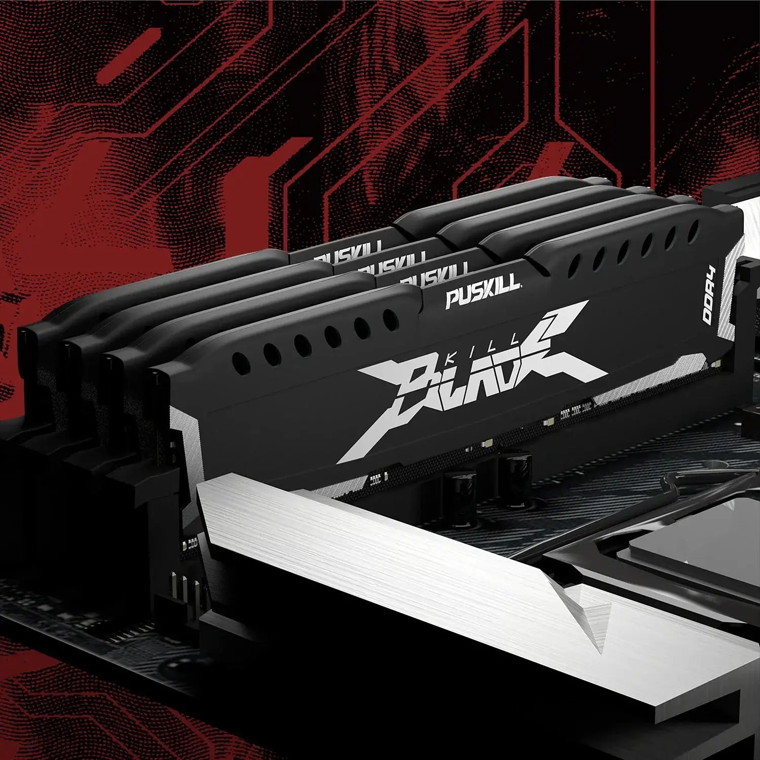 PUSKILL DDR4 RAM 16GB 3200MHz UDIMM Memory For Desktop
