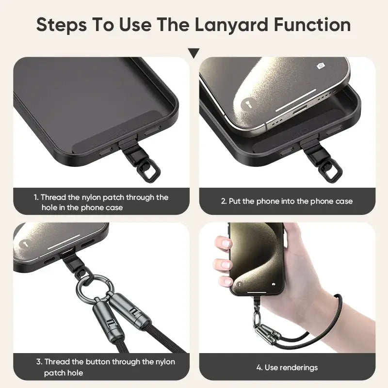 Braided Cable - Zinc Keychain — product view 5