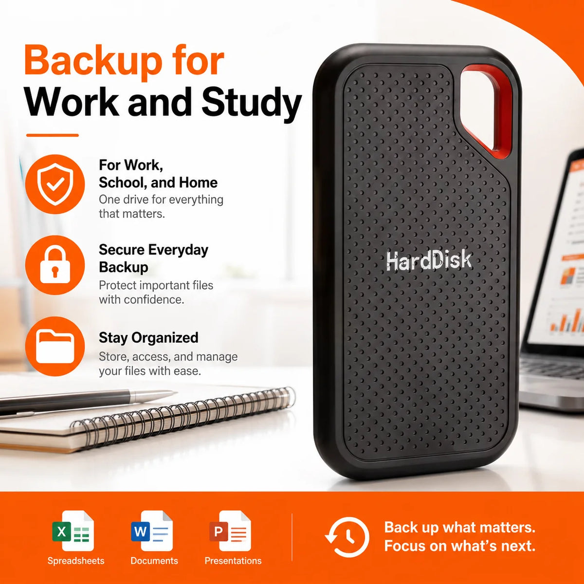 External SSD Hard Drive 2TB