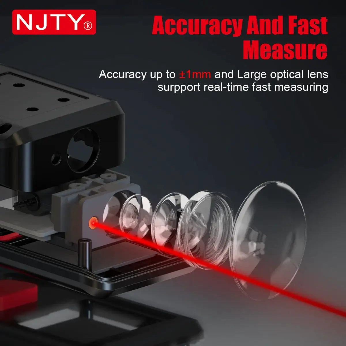 C-50/100/200m Laser Distance Meter Handheld Digital Rangefinder Area Volume Pythagorean Measurement Backlit LCD Display Tools