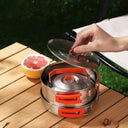 Camping Cookware Set, Lightweight Aluminum Nesting Cooking Pot