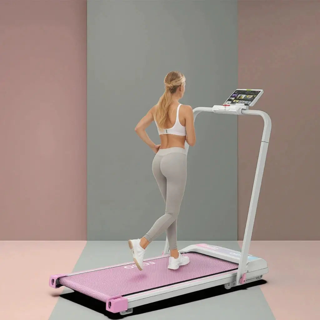 China Factory Wholesale Price Electric Foldable Treadmill 2.5HP Motor LED Display Portable Walking Pad for Home Gym Fitnesspromo