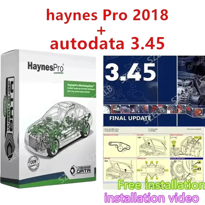 Haynes And Autodata - Auto Diagnostic Software - send HDD blue product image