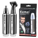 Kemei 4-In-1 Nose Ear Trimmer - Rechargeable Set