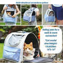 Ventilated Pet Travel Carrier Backpack