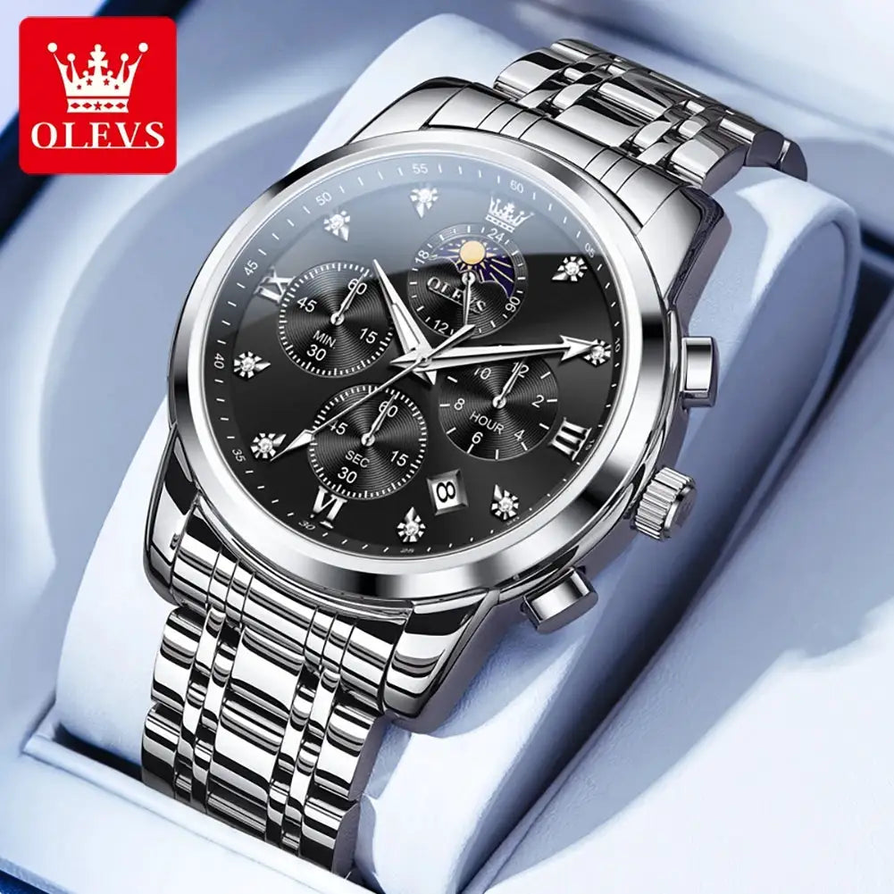 Olevs Premium Steel Quartz Watch — product image 9
