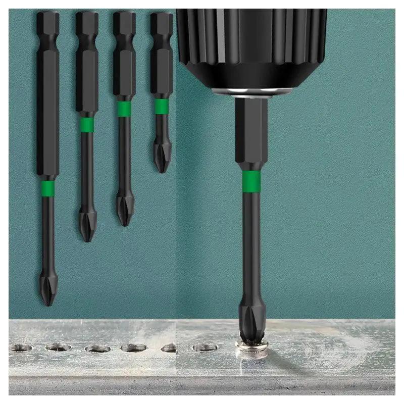 S2 Impact Magnetic Screwdriver Set With Non Slip PH2 Head