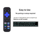 Replacement Remote Control for Roku TV for TCL Roku/Hisense Roku/Onn Roku/Philips Roku TVs Youtube Function Remote Controller