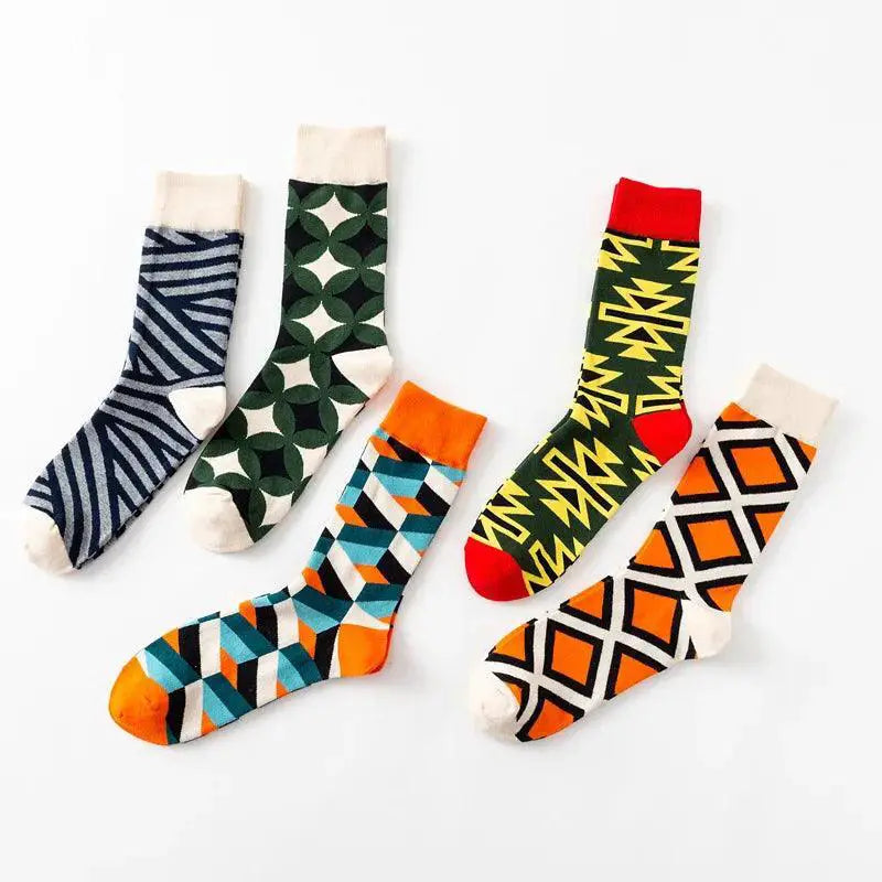 Playful Fruit Inspired Cotton Socks For Trendy Comfort