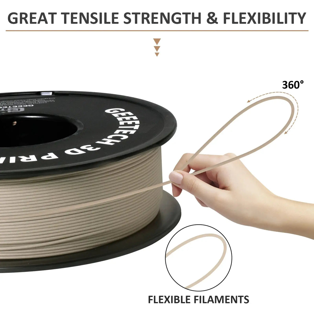 Wood PLA Filament for Decorative Prints — product view 4