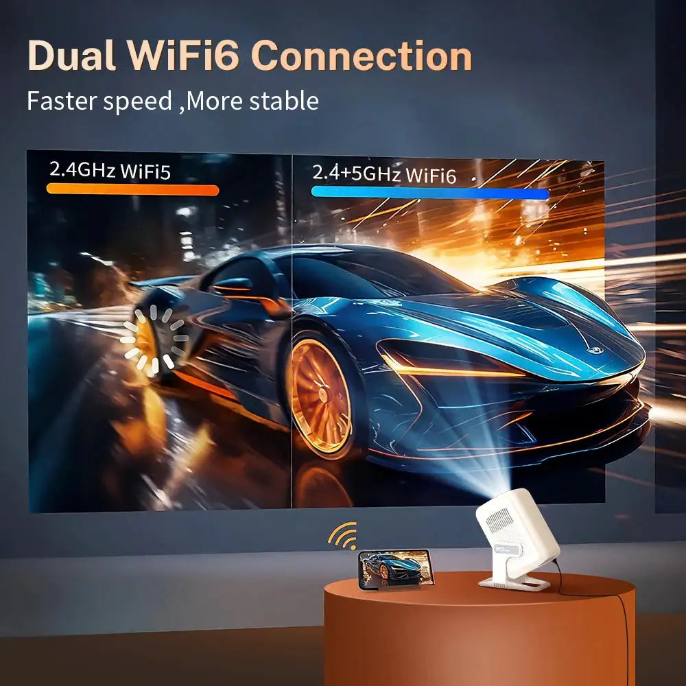 Auto Focus Projector Native , Android Video Decoding, Portable — product view 2