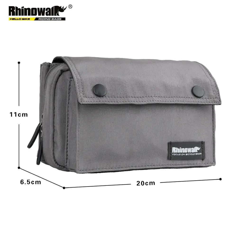 Rhinowalk Bike Handlebar Bicycle Bags Multifunctional Bike Cycling Front Basket Frame Tube Phone Holder Shoulder Bike Bag