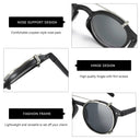 ZENOTTIC Vintage Steampunk Clip-On Sunglasses for All Styles