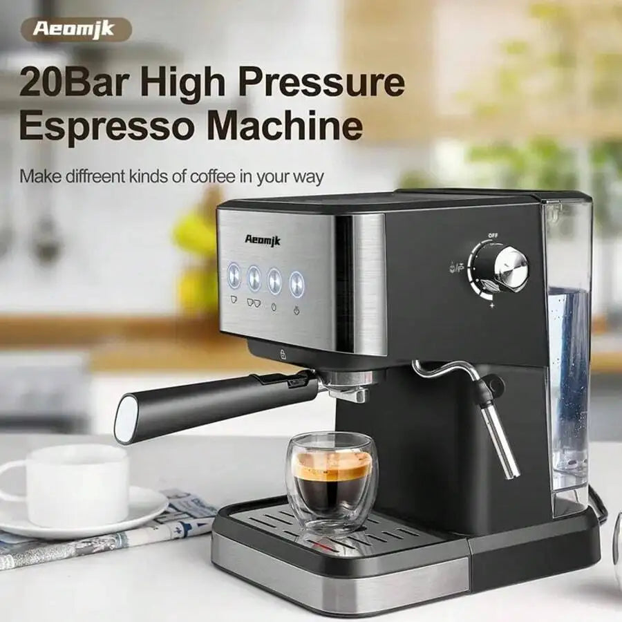 Semi-Automatic Espresso Machine, Single And Double Cup — product view 1