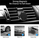 Universal Magnetic Car Vent Phone Holder for Hands-Free GPS