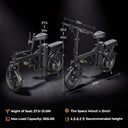 Compact Double Seat Folding Electric Bicycle