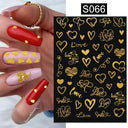 Elevate Your Style with Chic 3D Nail Art Decals Set