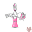 Sterling Silver Heels Lipstick Camera