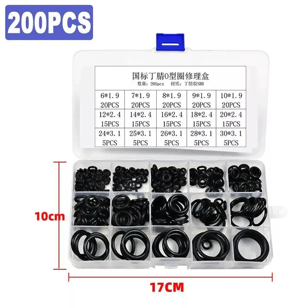 225 Nitrile O Ring Kit For Automotive Industrial Sealing