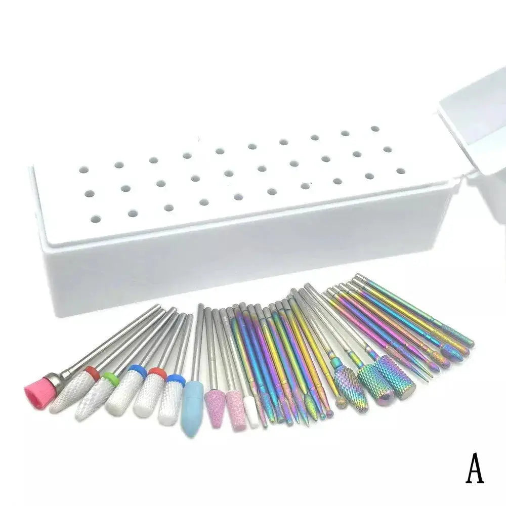 Ceramic Diamond Nail Bit Set For Salon Quality Nails 30pc