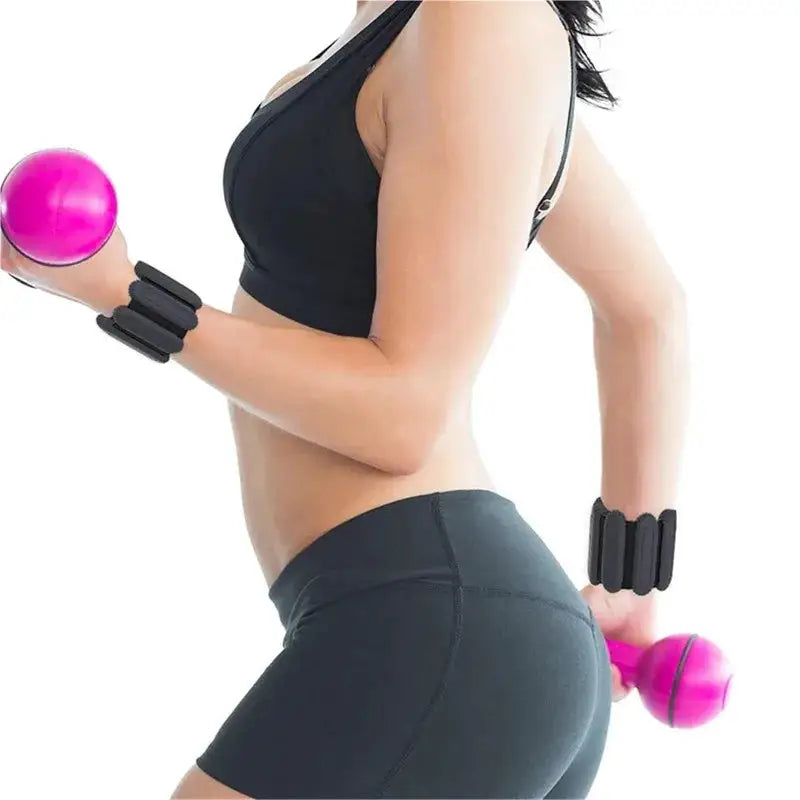 Ankle Weights 1 Pair 450g/900g Wrist Weight Adjustable Leg Weights Bracelet for Gym Fitness, Yoga, Pilates, Physical Therapy