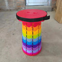 Stable Heavy-Duty Folding Stool Outdoors