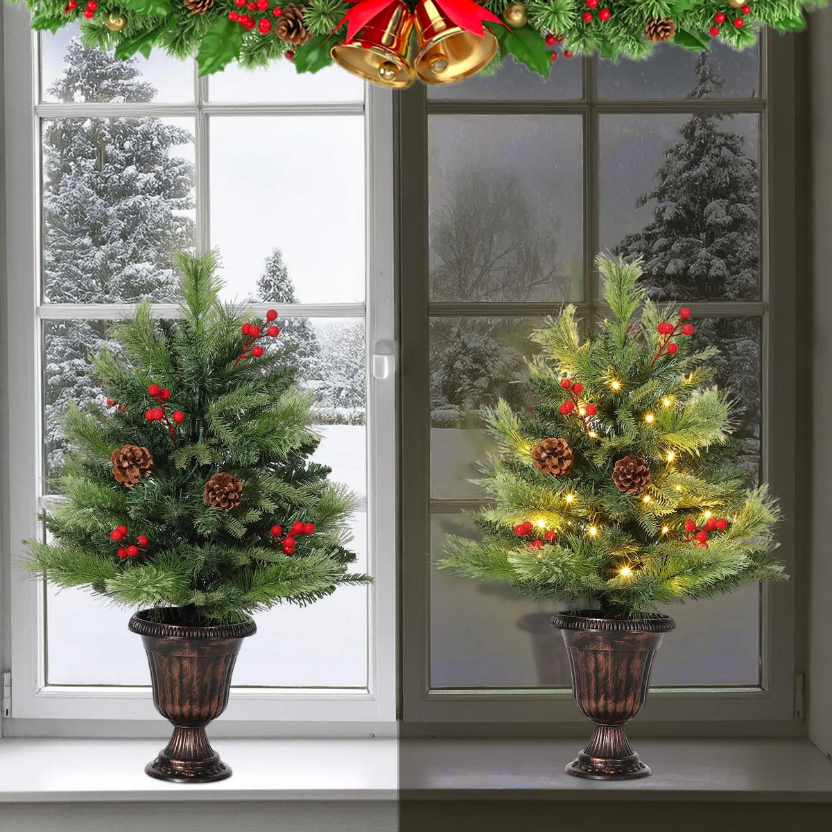 Mini Artificial Festive Decor