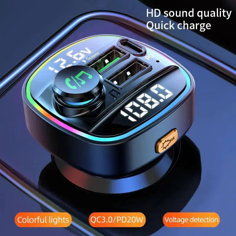 Bluetooth FM Transmitter For Safer Connected Driving