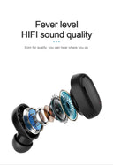Original A6S TWS Wireless Bluetooth Headset Earphone