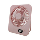 Mini Portable Fan USB Desk Fan Rechargeable Table Fan Small Wall Mounted Ceiling Fan 5 Speeds Powerful Wind Foldable Camping Fan